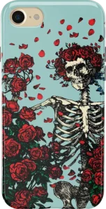 Forever Grateful | Grateful Dead Skeleton Floral Case